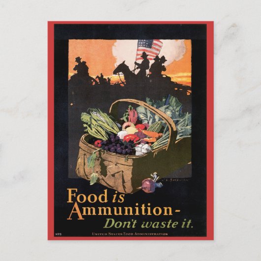 ヴィンテージ戦争はがき、ヴィンテージ戦争ポスター ポストカード (正面)