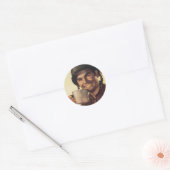 ヴィンテージ戦争ポスターのシール – 有名なポスター ラウンドシール (封筒)