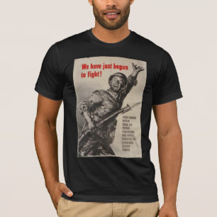 ヴィンテージ戦争ポスターワイシャツ Tシャツ