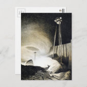 ヴィンテージ戦争世界イラストレーションはがき ポストカード (正面/裏面)