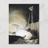 ヴィンテージ戦争世界イラストレーションはがき ポストカード (正面)