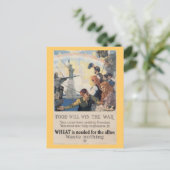 ヴィンテージ戦争用はがき ポストカード (スタンド正面)