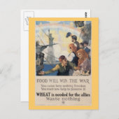 ヴィンテージ戦争用はがき ポストカード (正面/裏面)