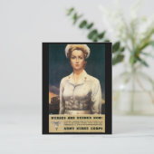 ヴィンテージ戦争郵便はがき、米国ナース隊 ポストカード (スタンド正面)