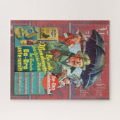 ヴィンテージ戦前のドイツ広告人スタンディー ジグソーパズル (横)