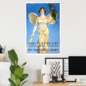 ヴィンテージ戦勝軍貯金切手ポスタープリント ポスター (ホームオフィス)