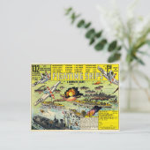 ヴィンテージ戦艦はがき ポストカード (スタンド正面)