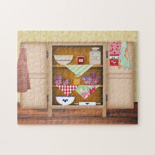ヴィンテージ戸棚パズル ジグソーパズル (横)