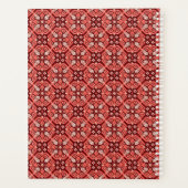 ヴィンテージ房方幾何学模様 プランナー手帳 (裏面)