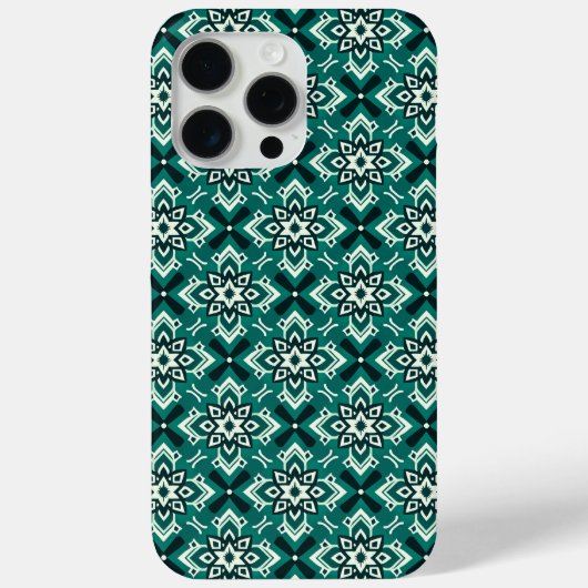 ヴィンテージ房方幾何学模様 Case-Mate iPhoneケース (裏面)