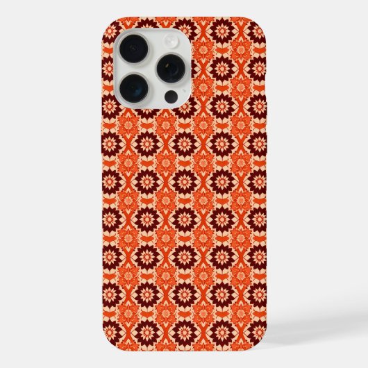 ヴィンテージ房方幾何学模様 iPhoneケース (裏面)