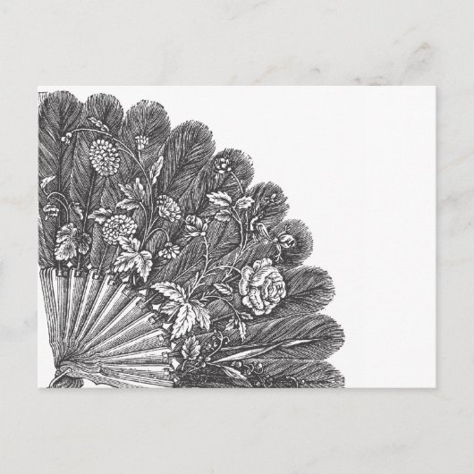 ヴィンテージ扇風機 ポストカード (正面)