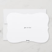 ヴィンテージ手に持って手に花バレンタイン シーズンカード (裏面)