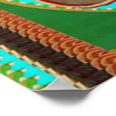 ヴィンテージ手作りカルナ霊気マスターシンボル99 ポスター (角)