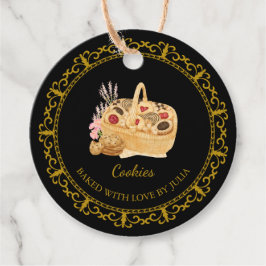 ヴィンテージ手作りクッキーつるラベル フェイバータグ