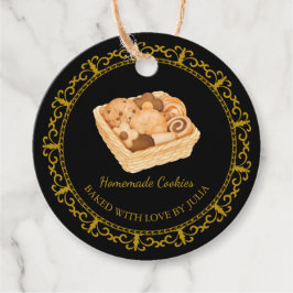 ヴィンテージ手作りクッキーつるラベル フェイバータグ
