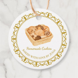 ヴィンテージ手作りクッキーつるラベル フェイバータグ