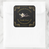 ヴィンテージ手作りバニラエキスポートスクエアラベル スクエアシール (バッグ)