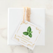 ヴィンテージ手作りミントエキス広場つるラベル フェイバータグ (インサイチュ)