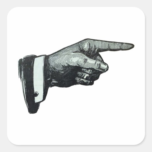 ヴィンテージ手差し スクエアシール (正面)