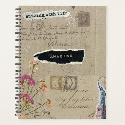 ヴィンテージ手帳 プランナー手帳 (正面)