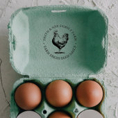 ヴィンテージ手引き鶏卵ゴパーソナライズされたム ラバースタンプ