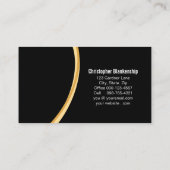 ヴィンテージ手押し花ガーデナーカスタム写真 名刺 (裏面)