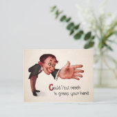 ヴィンテージ手振り葉書ビクトリアン ポストカード (スタンド正面)