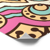 ヴィンテージ手描きイスラーム様式 ポスター (角)