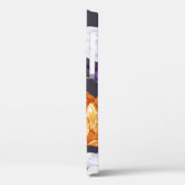 ヴィンテージ手描きチューリップ暗いパターン Case-Mate iPhoneケース (裏面 / 左)