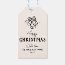 ヴィンテージ手描きベル写真縁どクリスマス