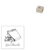 ヴィンテージ手書きエレガントスクリプトカスタムブック ラバースタンプ (押印)