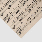 ヴィンテージ手書きシートミュージック 薄葉紙 (詳細)