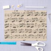 ヴィンテージ手書きシートミュージック 薄葉紙 (クラフト)