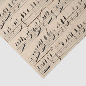 ヴィンテージ手書きシートミュージック 薄葉紙 (詳細)