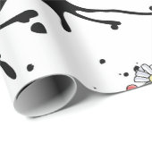 ヴィンテージ手書きシームレスなパターンのグラフィック画像 ラッピングペーパー (ロールコーナー)