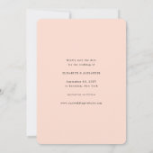 ヴィンテージ手書きスクリプト写真の保存日付 セーブザデート (裏面)