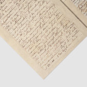 ヴィンテージ手書きスクリプト英国1700年代 薄葉紙 (詳細)