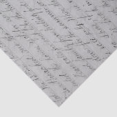 ヴィンテージ手書きスクリプト 薄葉紙 (詳細)