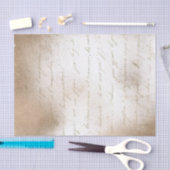 ヴィンテージ手書きスクリプト 薄葉紙 (クラフト)