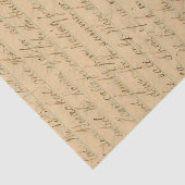 ヴィンテージ手書きスクリプト 薄葉紙 (詳細)