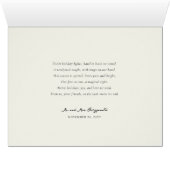 ヴィンテージ手書き初めてのクリスマス結婚写真 (内部横(下))