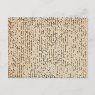 ヴィンテージ手書き文字 ポストカード