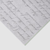 ヴィンテージ手書き文字 薄葉紙 (詳細)