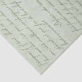 ヴィンテージ手書き文字 薄葉紙 (詳細)