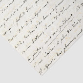 ヴィンテージ手書き文字 薄葉紙 (詳細)