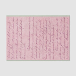 ヴィンテージ手書き文字 薄葉紙