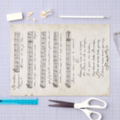 ヴィンテージ手書フランスのきトゥインクルリトルスター 薄葉紙 (クラフト)