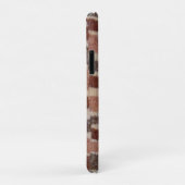 ヴィンテージ手編み茶色ストライプおもしろい Case-Mate iPhoneケース (裏面/右)