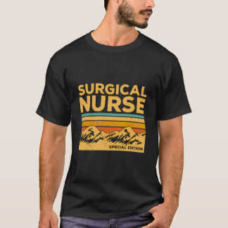 ヴィンテージ手術用ナース特別版Nursing Sur Tシャツ